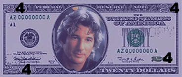 Richard Gere $24 bill