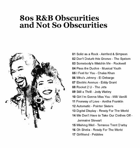 R&B Obscurities and Not so Obscurities Vol. 1